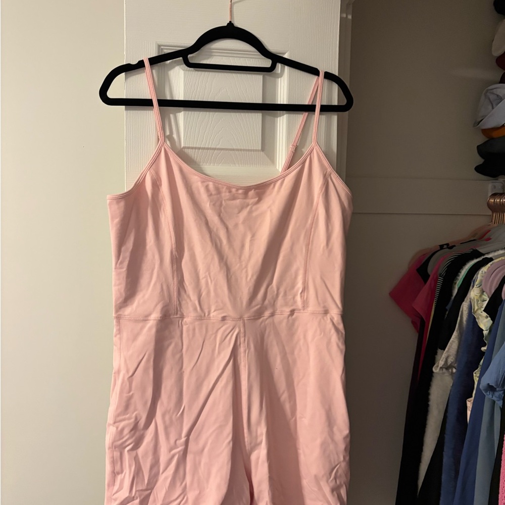 Elegant Pink Active Romper